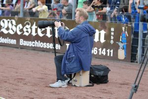 Holger Battefeld im heimischen Röntgen-Stadion. Foto: Sinja Wappler